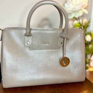 Furla Top Handle Leather Satchel